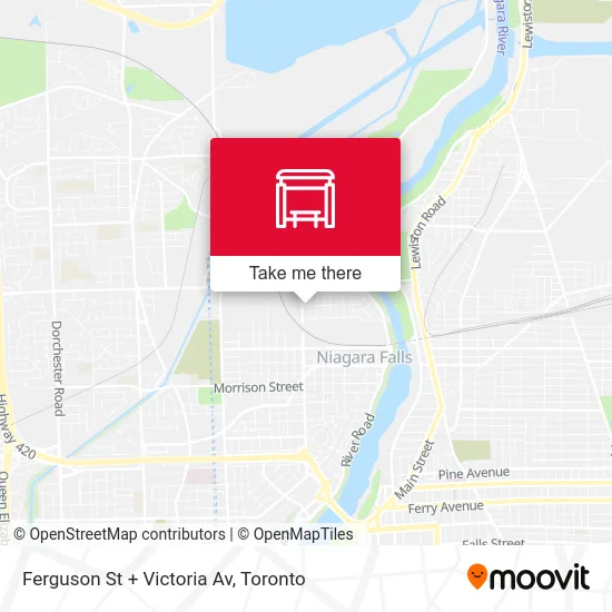 Ferguson St + Victoria Av map