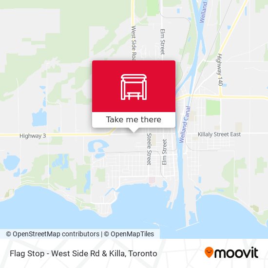 Flag Stop - West Side Rd & Killa map