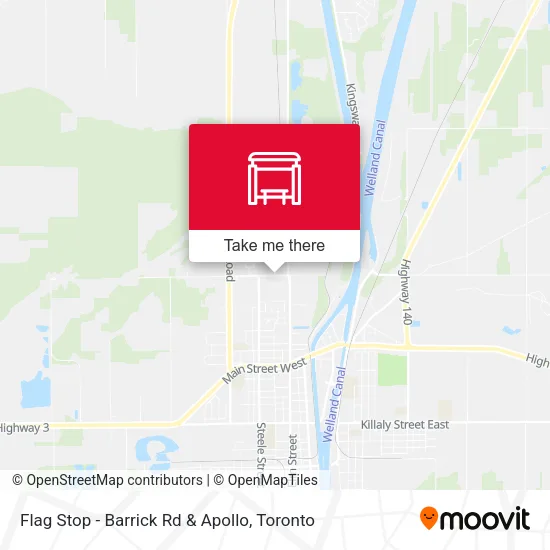 Flag Stop - Barrick Rd & Apollo map
