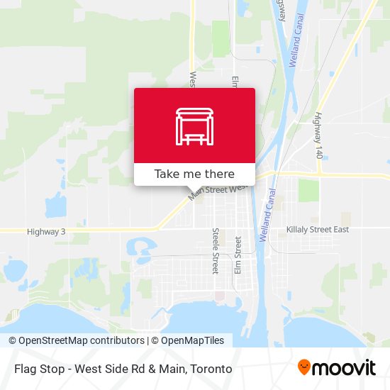 Flag Stop - West Side Rd & Main plan