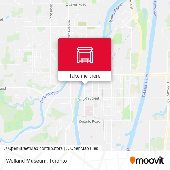 Welland Museum map