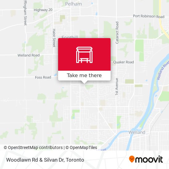 Woodlawn Rd & Silvan Dr map