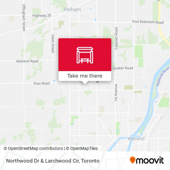 Northwood Dr & Larchwood Cir map