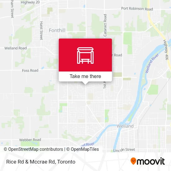 Rice Rd & Mccrae Rd map