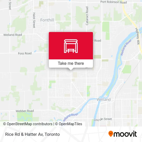Rice Rd & Hatter Av map