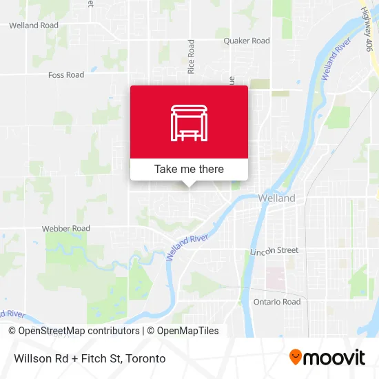 Willson Rd + Fitch St map