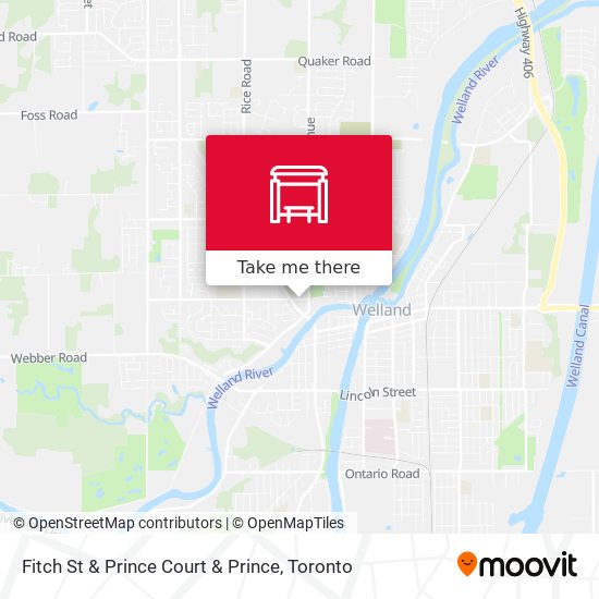 Fitch St & Prince Court & Prince map