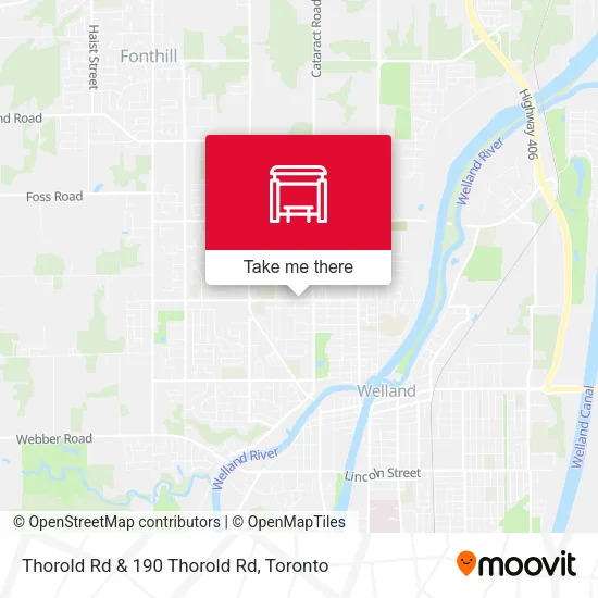 Thorold Rd & 190 Thorold Rd map