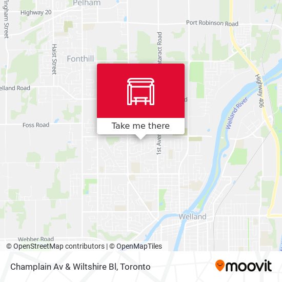 Champlain Av & Wiltshire Bl map