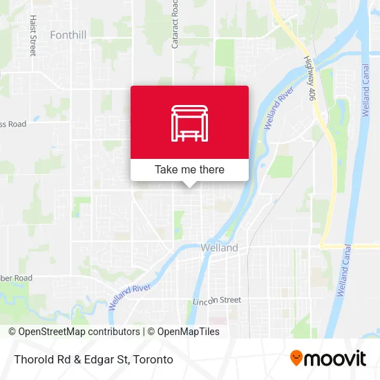 Thorold Rd & Edgar St map