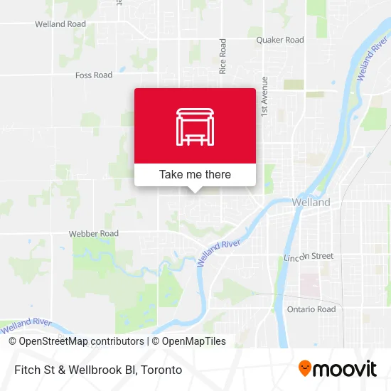 Fitch St & Wellbrook Bl map