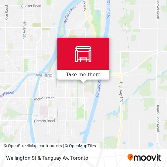 Wellington St & Tanguay Av map