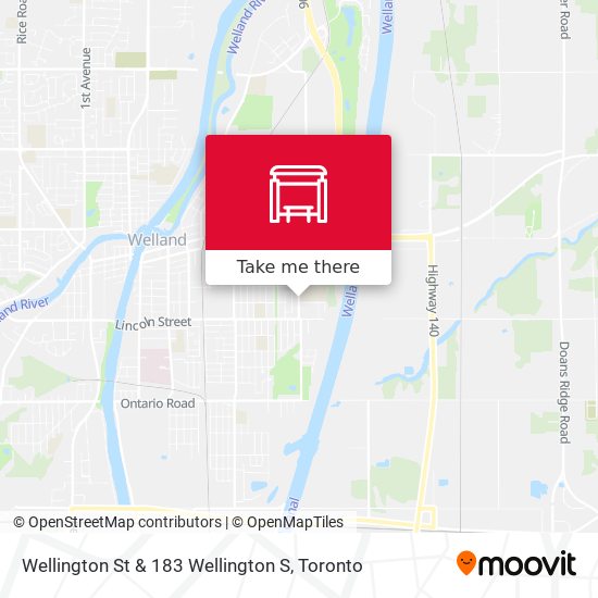 Wellington St & 183 Wellington S map