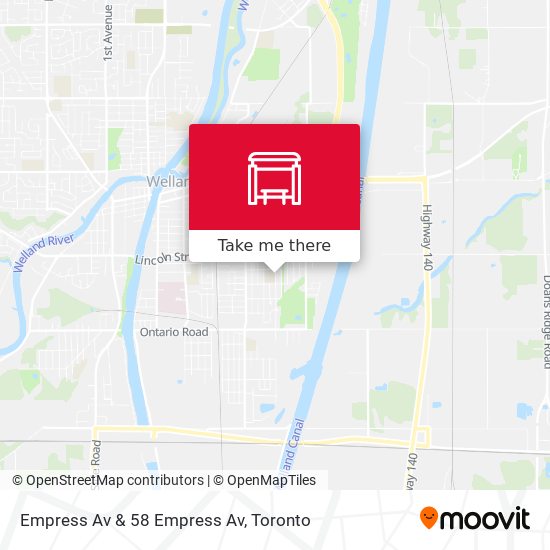 Empress Av & 58 Empress Av map