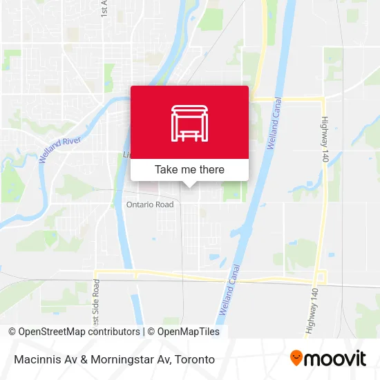 Macinnis Av & Morningstar Av map