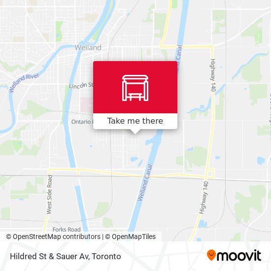 Hildred St & Sauer Av map