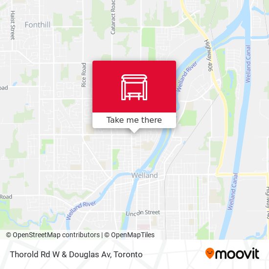 Thorold Rd W & Douglas Av plan