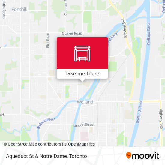 Aqueduct St & Notre Dame plan