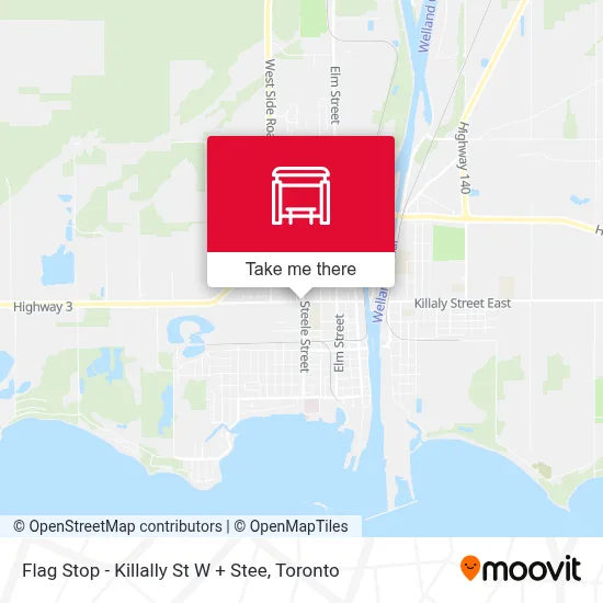 Flag Stop - Killally St W + Stee map
