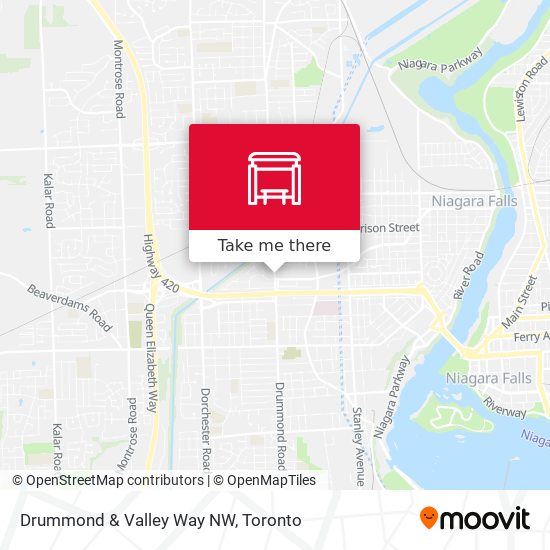 Drummond & Valley Way NW map