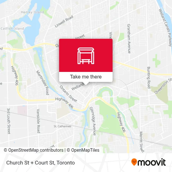 Church St + Court St map