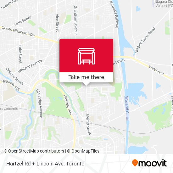 Hartzel Rd + Lincoln Ave map