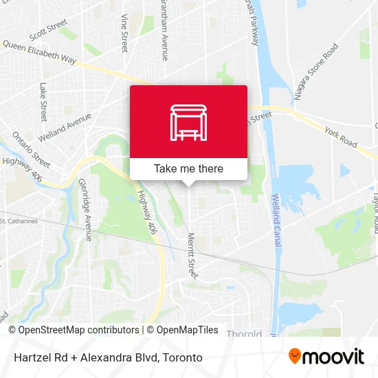 Hartzel Rd + Alexandra Blvd map