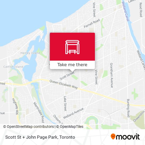 Scott St + John Page Park map