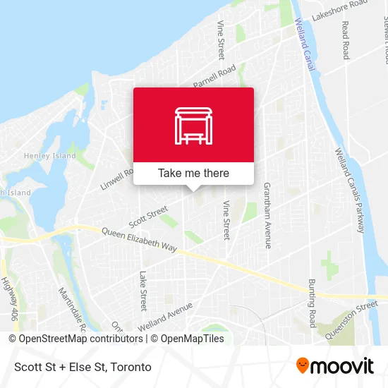 Scott St + Else St map