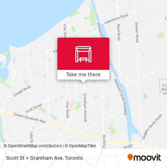 Scott St + Grantham Ave map