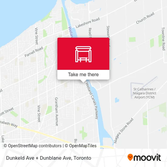 Dunkeld Ave + Dunblane Ave map