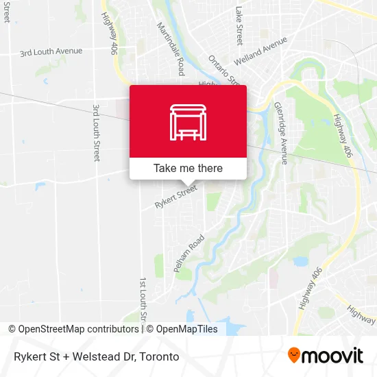 Rykert St + Welstead Dr map