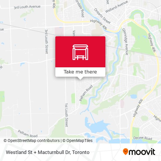 Westland St + Macturnbull Dr map