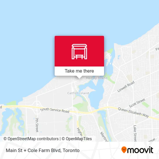 Main St + Cole Farm Blvd map
