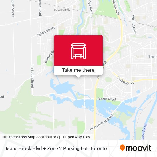 Isaac Brock Blvd + Zone 2 Parking Lot map