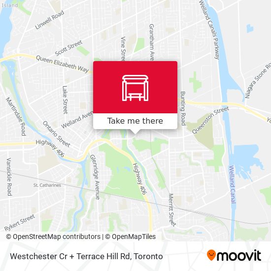 Westchester Cr + Terrace Hill Rd map