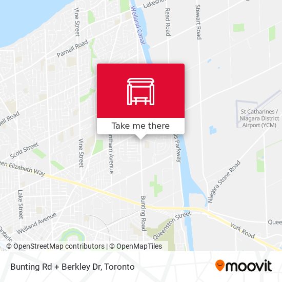 Bunting Rd + Berkley Dr map