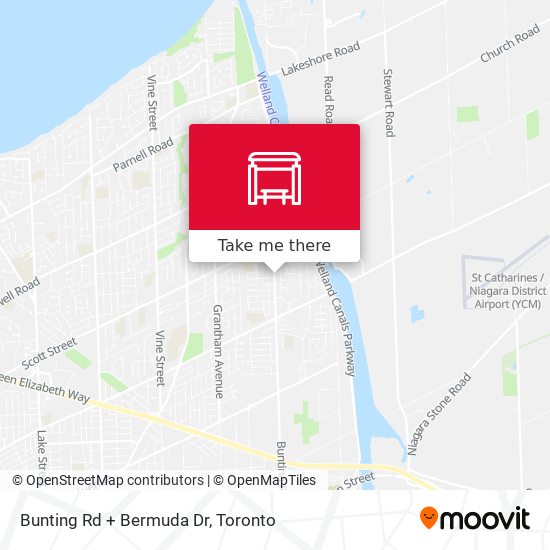 Bunting Rd + Bermuda Dr map