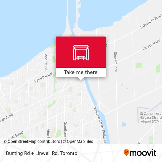 Bunting Rd + Linwell Rd map