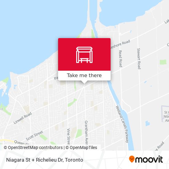 Niagara St + Richelieu Dr plan