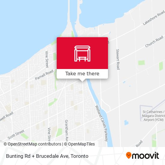 Bunting Rd + Brucedale Ave map