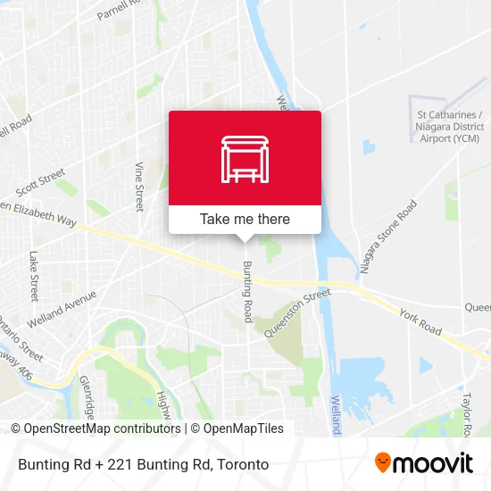 Bunting Rd + 221 Bunting Rd map