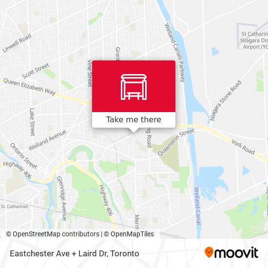 Eastchester Ave + Laird Dr map