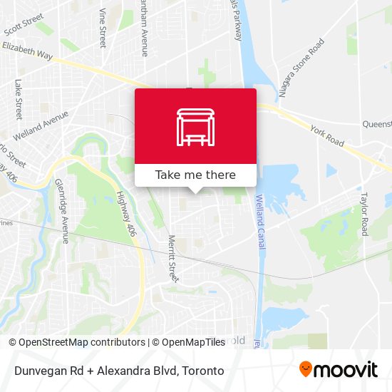 Dunvegan Rd + Alexandra Blvd map