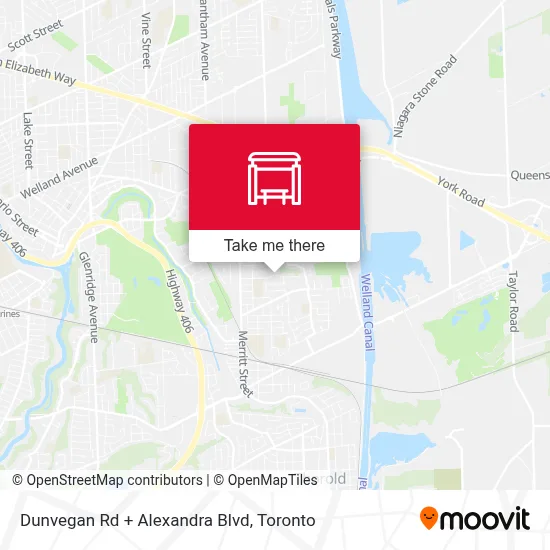 Dunvegan Rd + Alexandra Blvd map