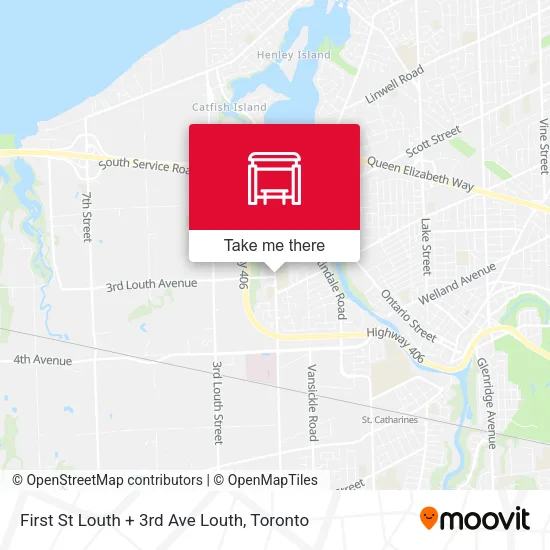 First St Louth + 3rd Ave Louth map