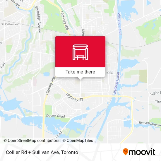 Collier Rd + Sullivan Ave map