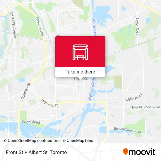 Front St + Albert St map