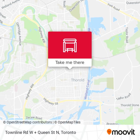 Townline Rd W + Queen St N plan