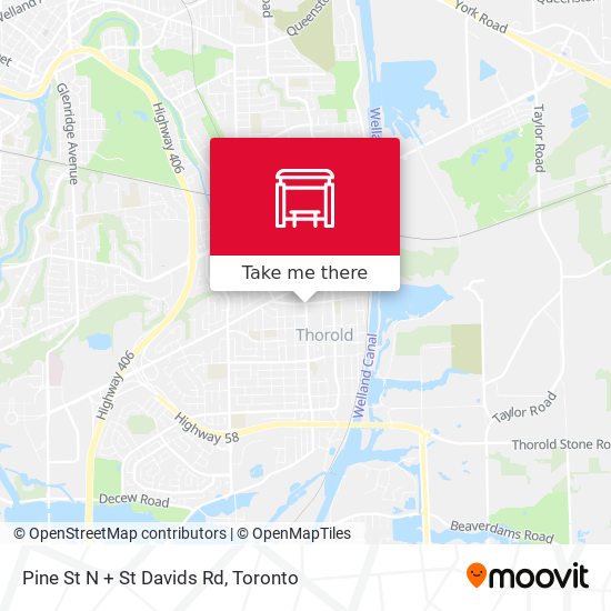 Pine St N + St Davids Rd plan
